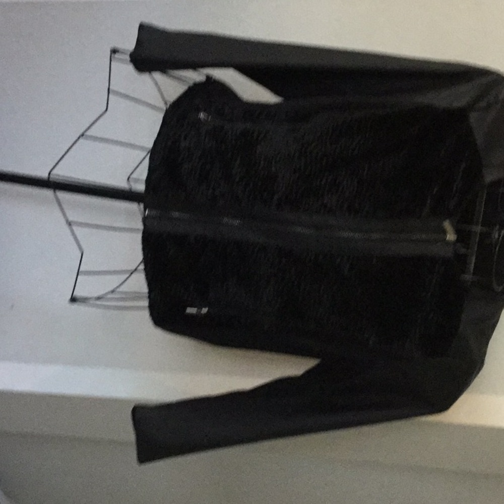 Faux leather jacket